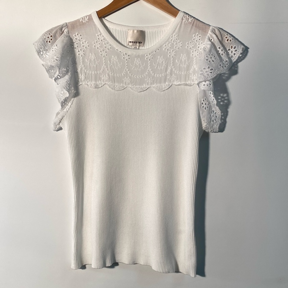 Industry Republic Clothing - Rubbed knit sweater. Size L